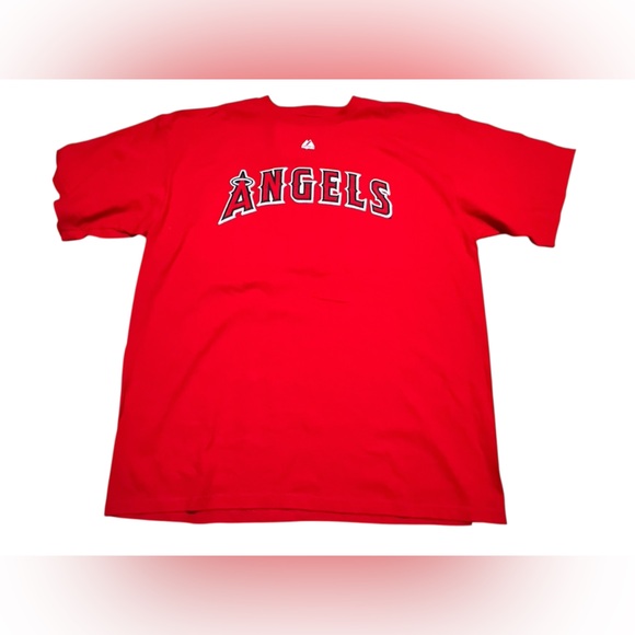 Majestic Los Angeles Angels men's Short Sleeve MLB Tee shirt
Pujols #5‎ size XL - Picture 2 of 8